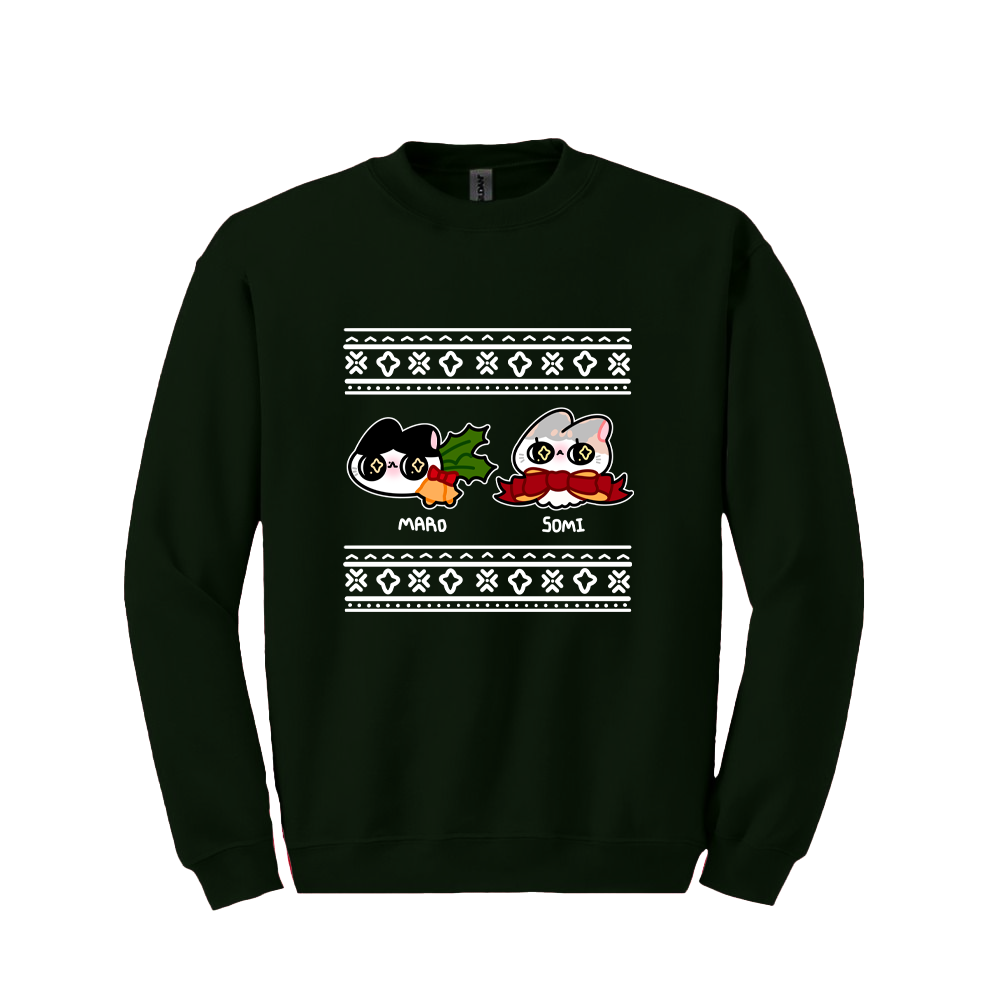 Holiday Nordic Custom Pet Portrait Sweater