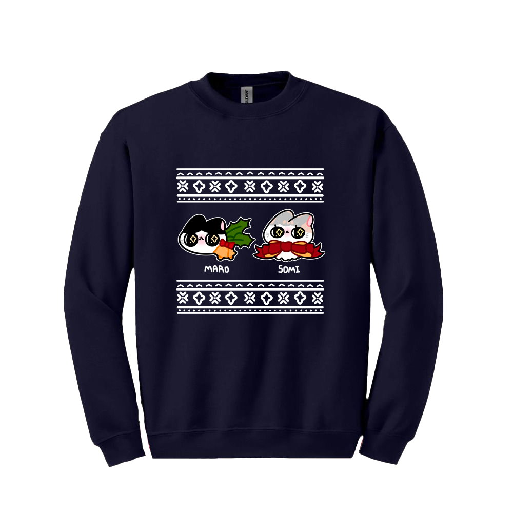 Holiday Nordic Custom Pet Portrait Sweater