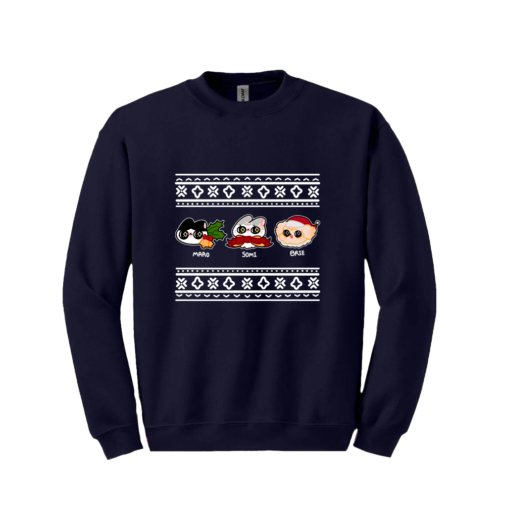 Holiday Nordic Custom Pet Portrait Sweater