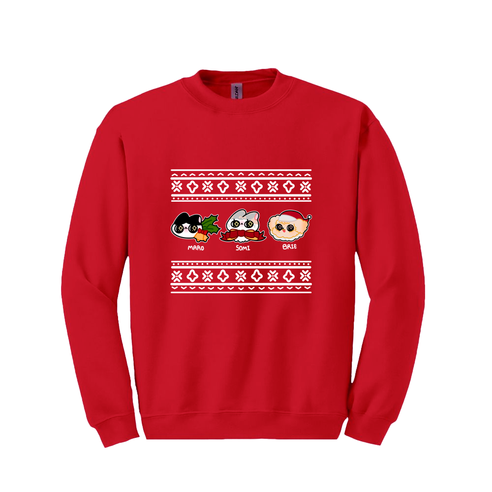 Holiday Nordic Custom Pet Portrait Sweater