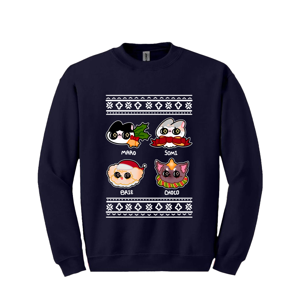 Holiday Nordic Custom Pet Portrait Sweater