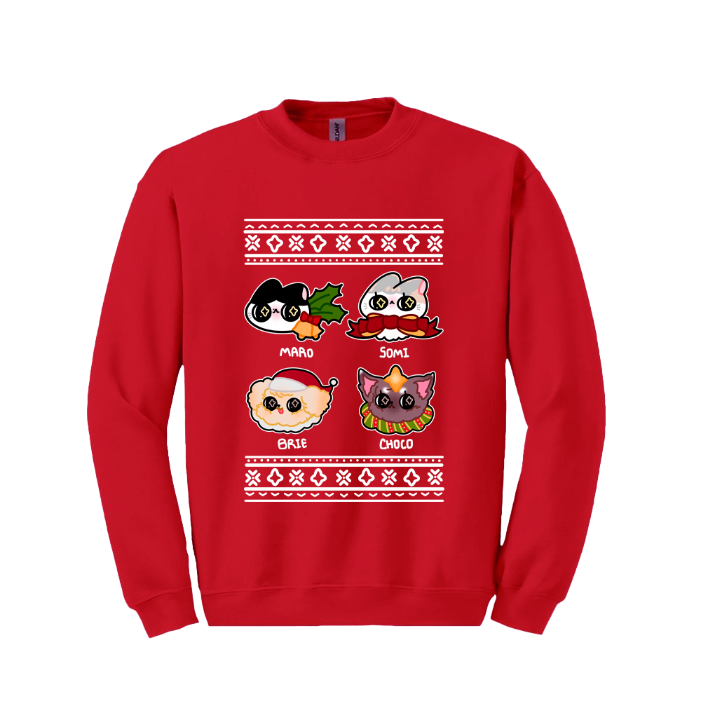 Holiday Nordic Custom Pet Portrait Sweater