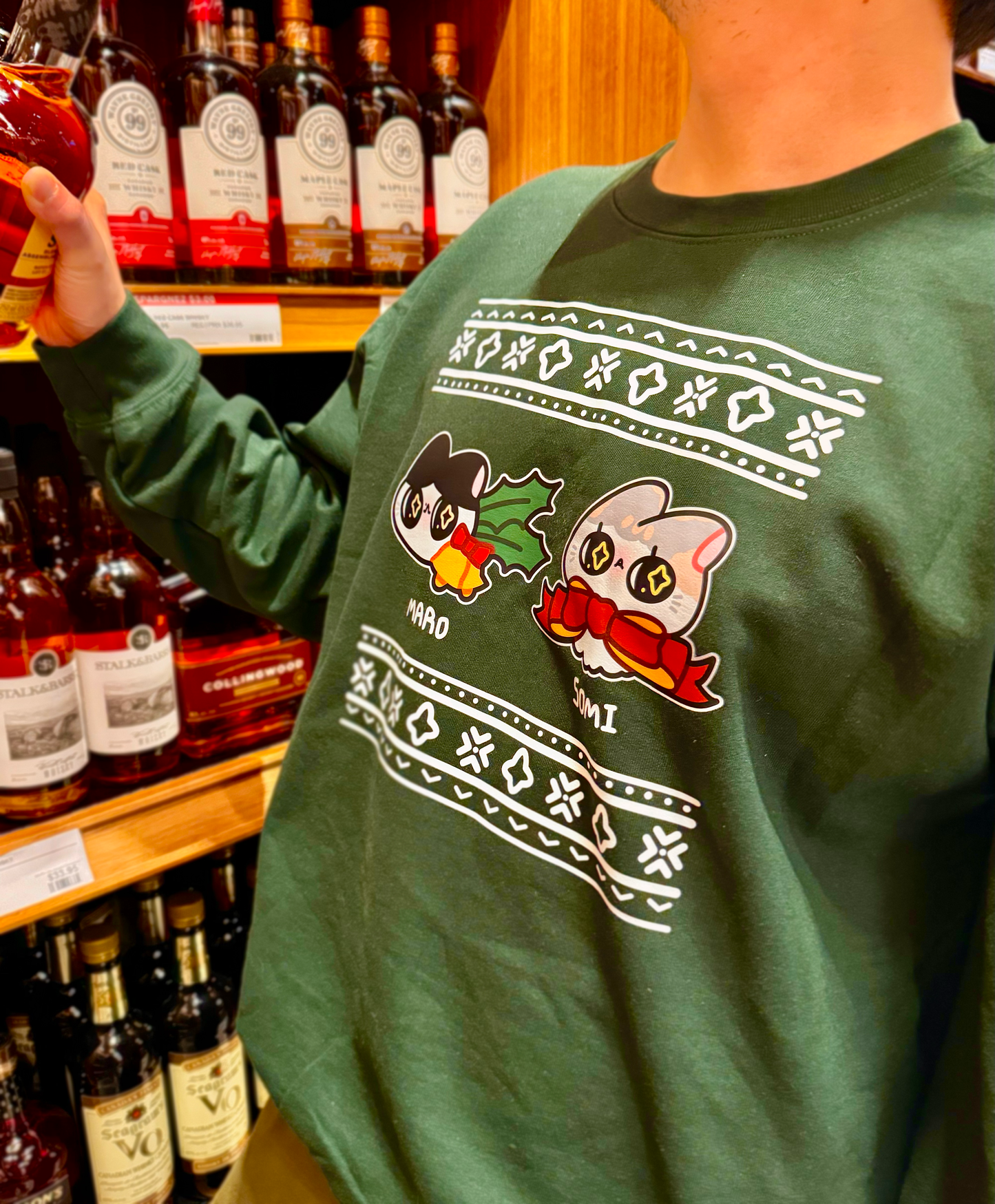 Holiday Nordic Custom Pet Portrait Sweater