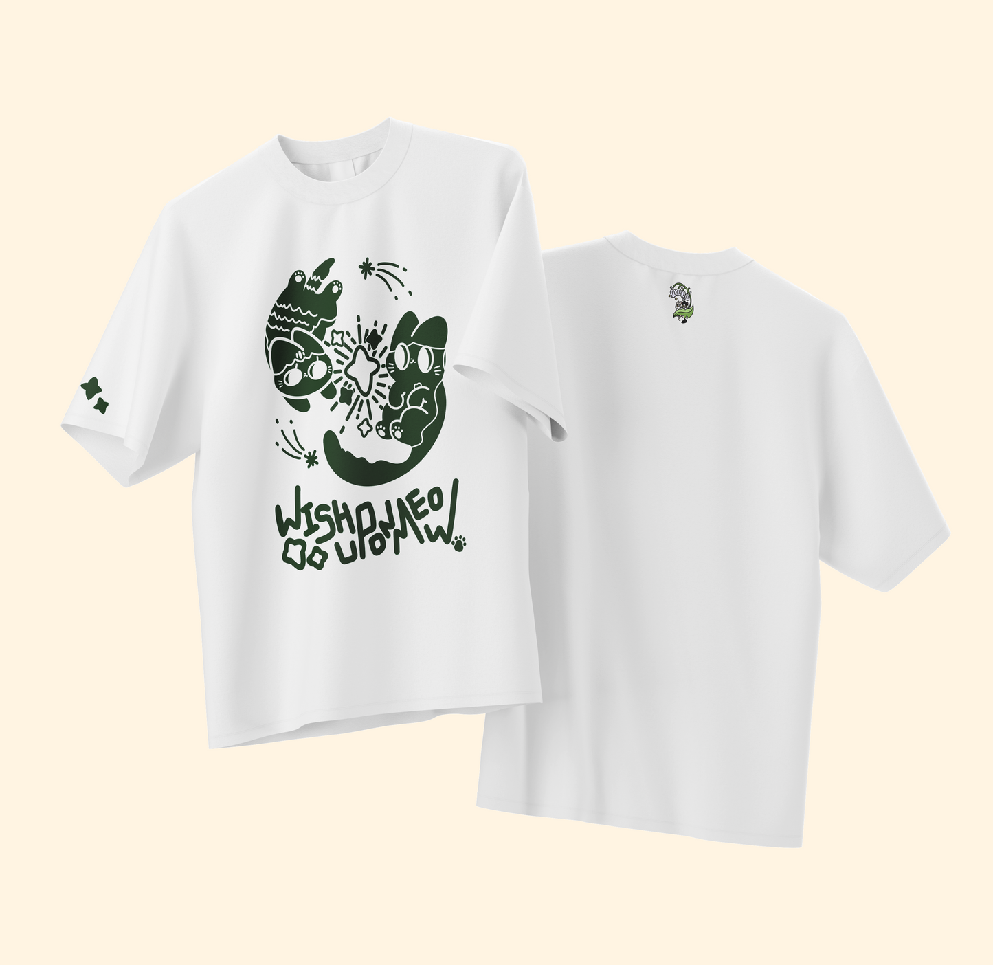 Wish Upon Meow T-Shirt White