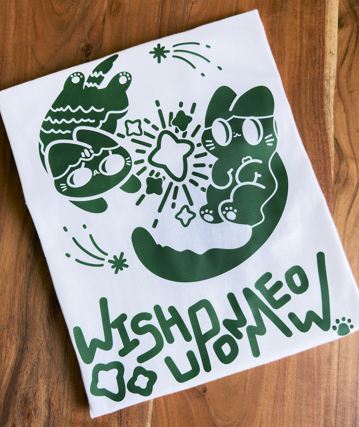 Wish Upon Meow T-Shirt White