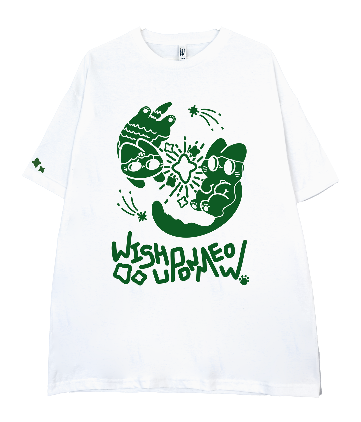 Wish Upon Meow T-Shirt White
