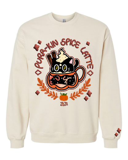 Pupp-kin /Purr-kin Latte Custom Pet Portrait Sweater