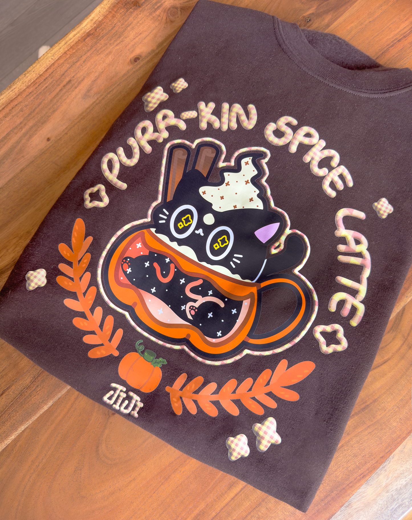 Pupp-kin /Purr-kin Latte Custom Pet Portrait Sweater